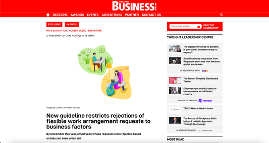 New guideline restricts rejections of flexible work arrangement requests to business factors