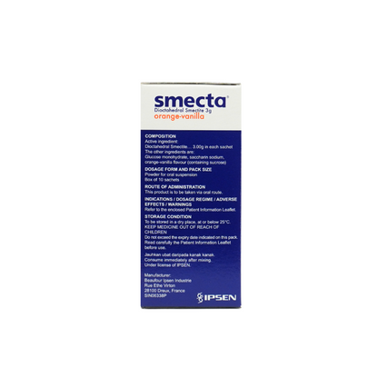 Smecta Dioctahedral Smectite 3g Sachet 10s