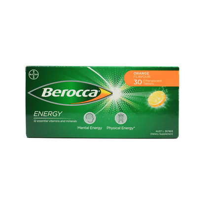 Berocca Energy 橙子味泡腾片 30 片