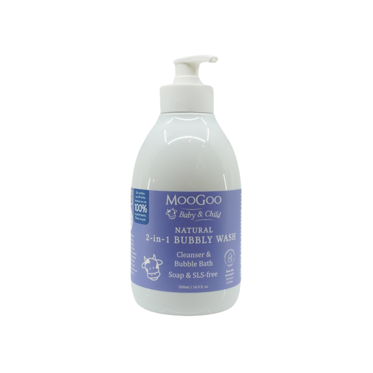 MooGoo Baby 2-in-1 Bubbly Wash 500ml