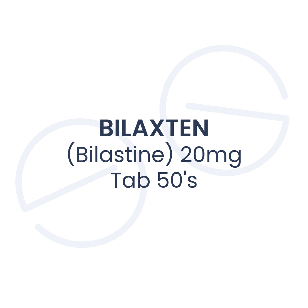 BILAXTEN (Bilastine) 20mg Tab 50's