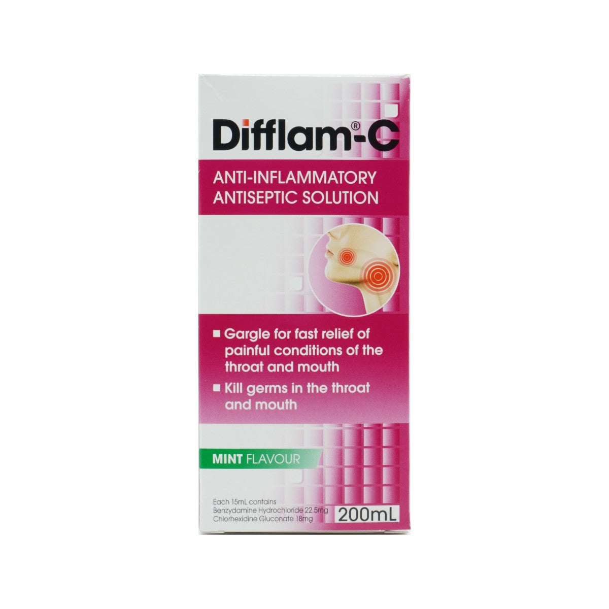 Difflam C 消炎消毒液 200ml