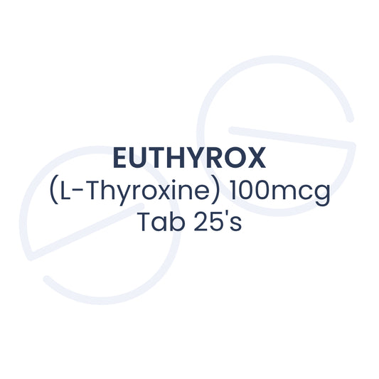 EUTHYROX（L-甲状腺素）100 微克片剂 25 片