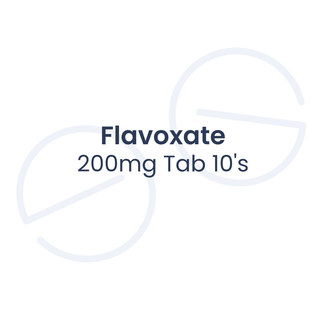 Flavoxate 200 毫克片剂 10 片
