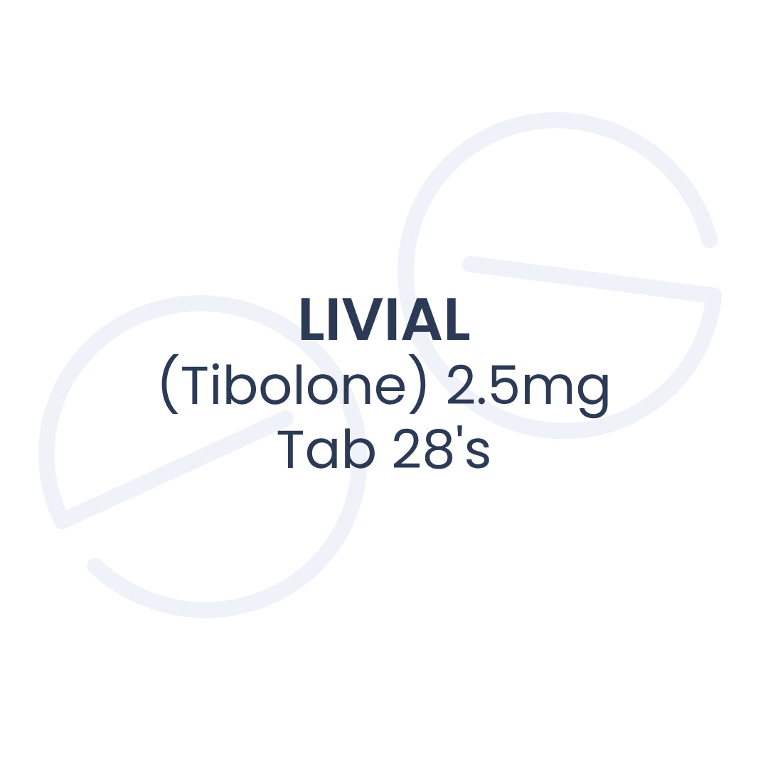 LIVIAL（替勃龙）2.5mg 片剂 28 片