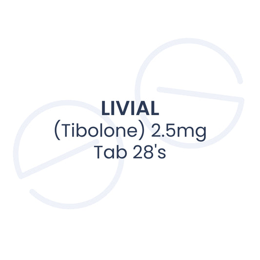 LIVIAL（替勃龙）2.5mg 片剂 28 片