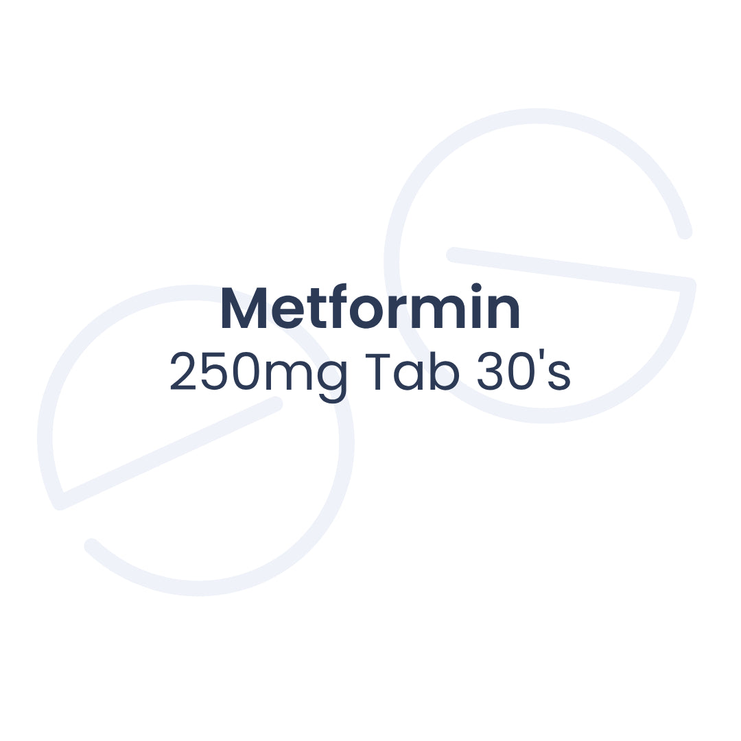 Metformin 250mg Tab 30's