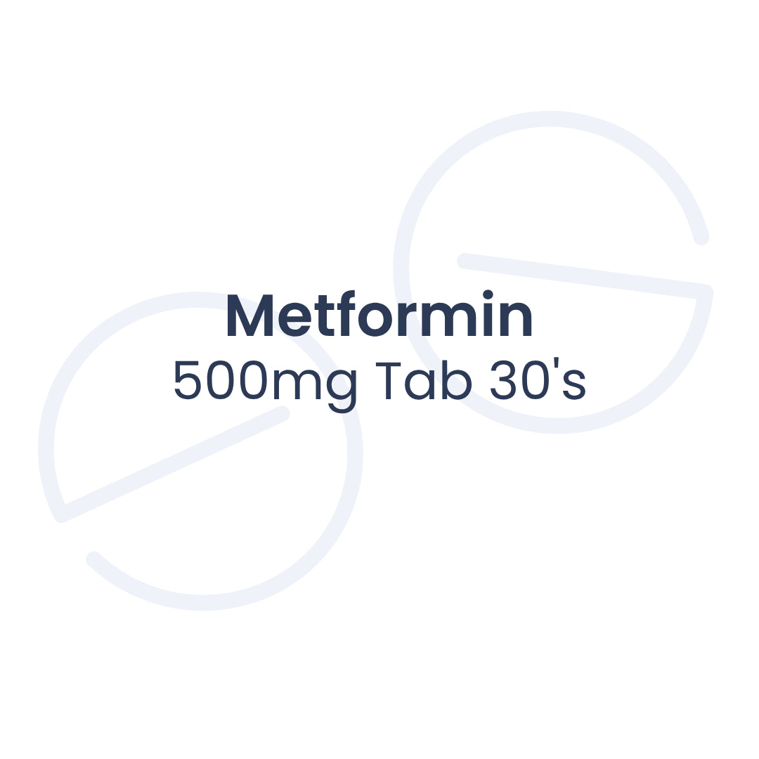 Metformin 500mg Tab 30's