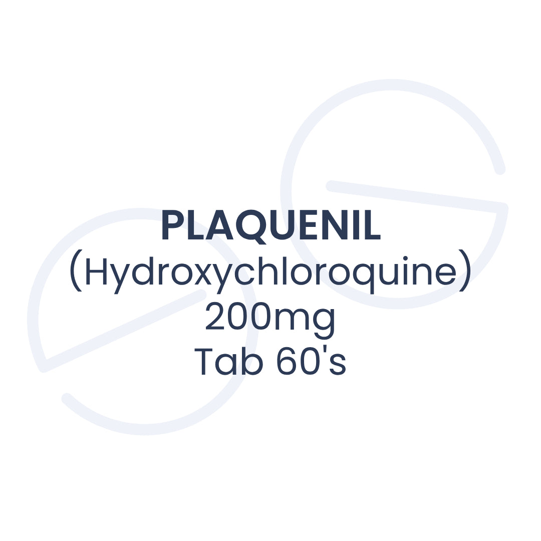 PLAQUENIL (Hydroxychloroquine) 200mg Tab 60's