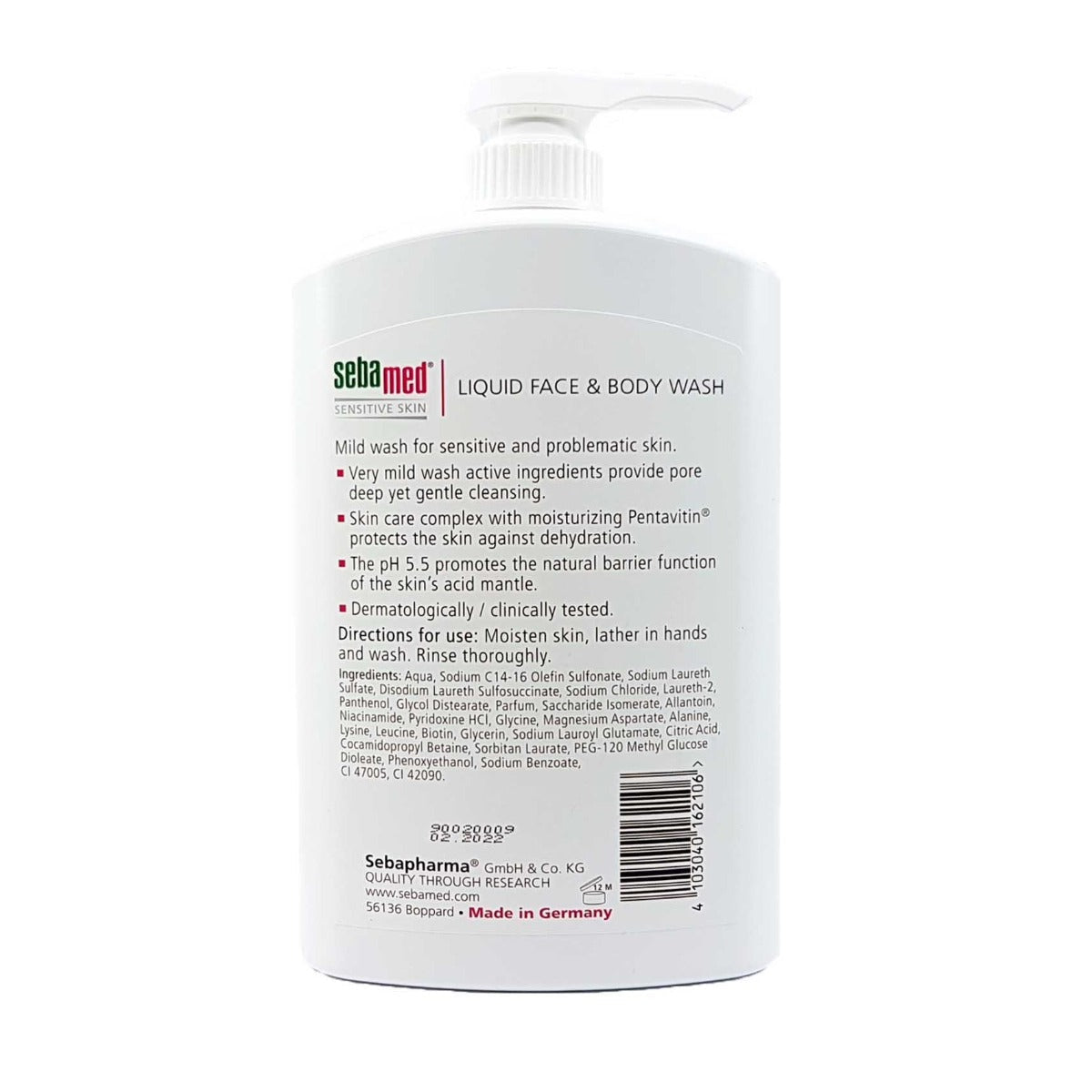 Sebamed 面部和身体清洁液 1L