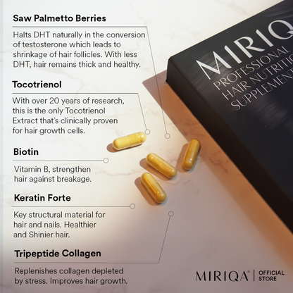 MIRIQA® 专业护发营养补充剂 60 粒