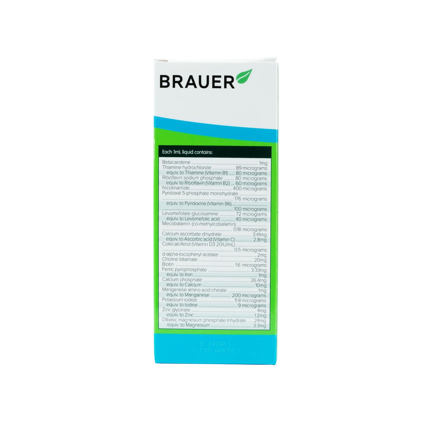 Brauer 儿童含铁复合维生素液体 200ml