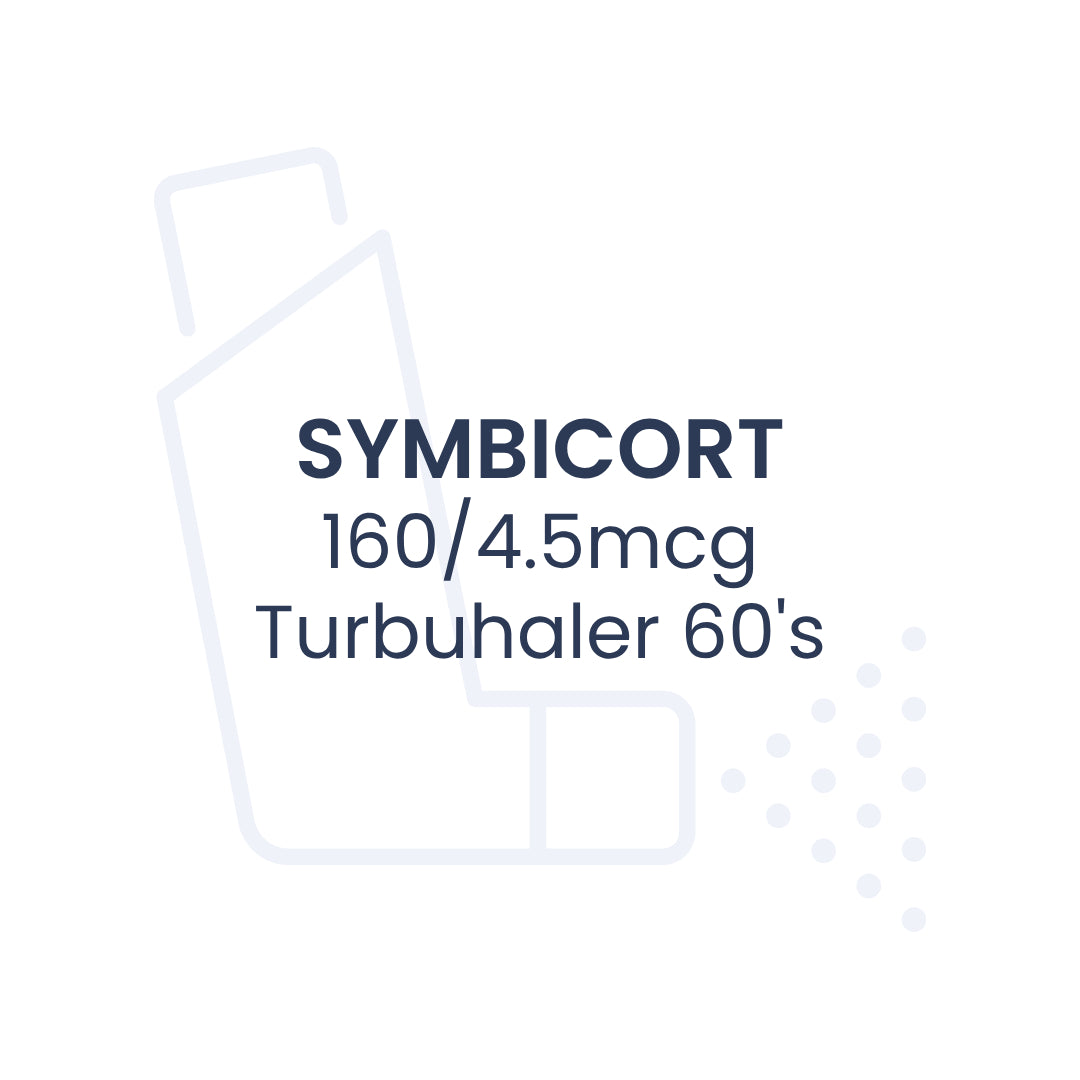 SYMBICORT 160/4.5mcg Turbuhaler 60 片