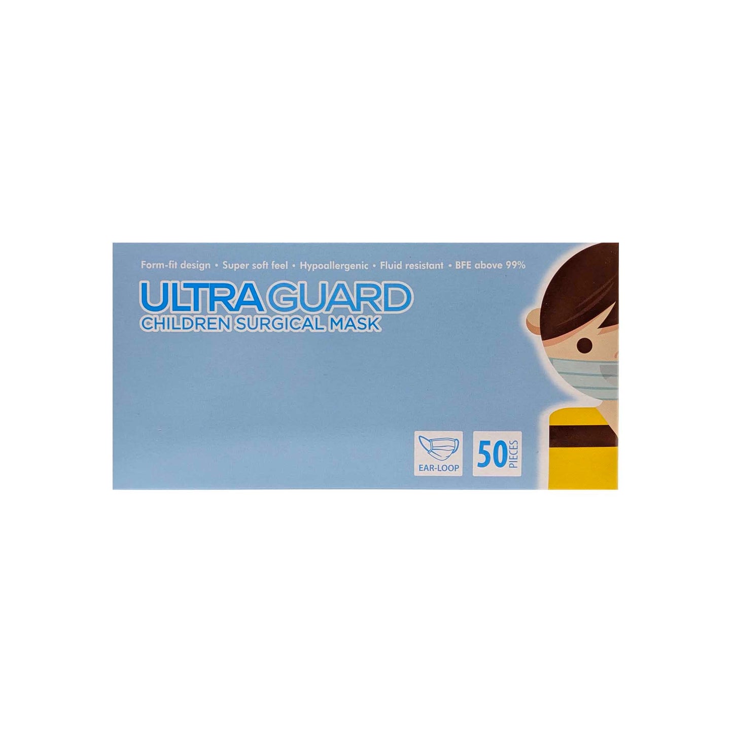 Ultra Guard 儿童三层医用口罩 50 片