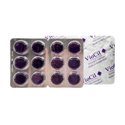 Viocil Blackcurrant Lozenges 12's X 2