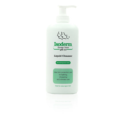 Isoderm Liquid Soap-Free Cleanser With Pump 500ml